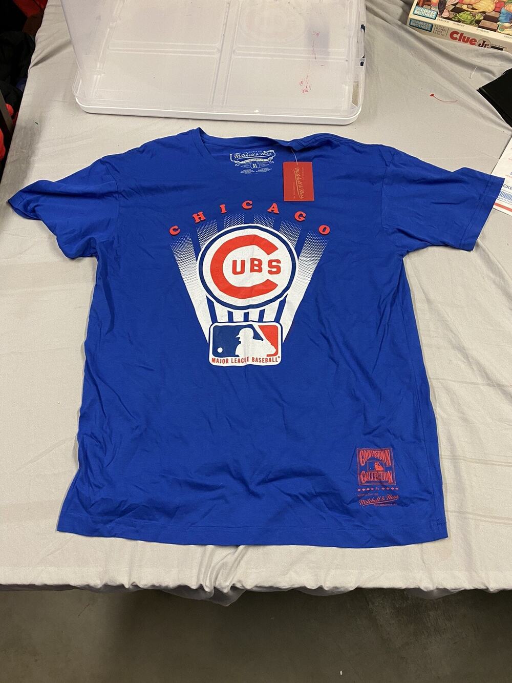 Mitchell & Ness Chicago Cubs T-Shirt Logo Tee MLB Shirt Size XL